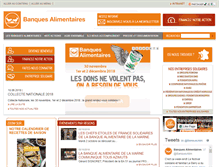 Tablet Screenshot of banquealimentaire.org